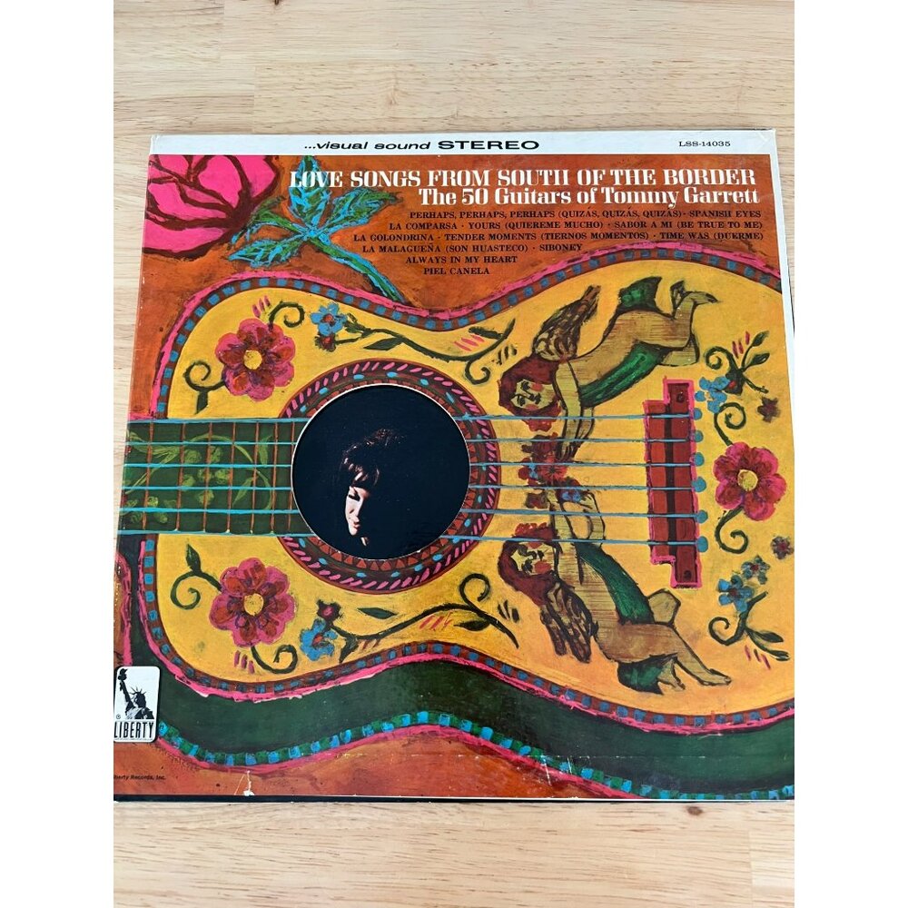 Love Songs From South Of The Border By The 50 Guitars Vinyl Record VTG Album